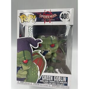Funko Pop! - Spider-Man into the Spiderverse Green Goblin 408 - Bobblehead